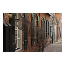 Street small town Dutch village Poster