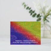 Street Smart Rainbow Captain Postkarte (Stehend Vorderseite)