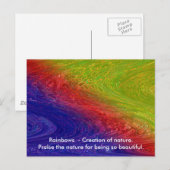 Street Smart Rainbow Captain Postkarte (Vorne/Hinten)