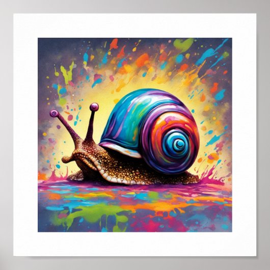 Street Snail Poster (Vorne)