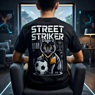 Street Striker Katze T-Shirt Tri-Blend Shirt