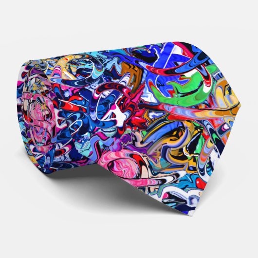 Street style graffiti krawatte (Gerollt)