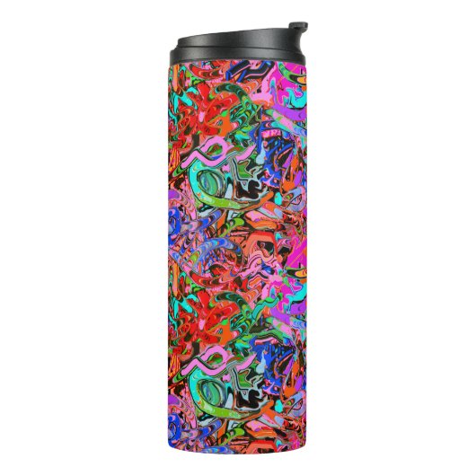 Street style graffiti thermosbecher (Nach links gedreht)