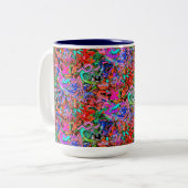 Street style graffiti zweifarbige tasse (Vorderseite Links)