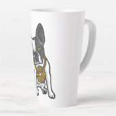 Street-Style-Mops-Hund Milchtasse (Rechte Ecke)
