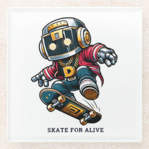Street Style Skate Serie Glasuntersetzer