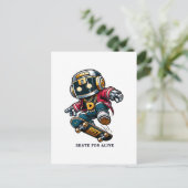 Street Style Skate Series Postkarte (Stehend Vorderseite)