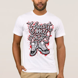 Street Style Sneaker Graphic T - Shirt