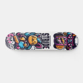 Street Surge Cartoon Skateboard Teil 1 (Horizontal)