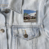 Street Szene aus historischen Solvang, 'The Danish Button (Beispiel)