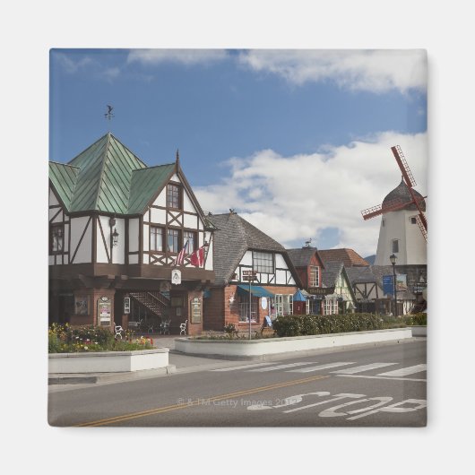 Street Szene aus historischen Solvang, 'The Danish Magnet (Vorne)