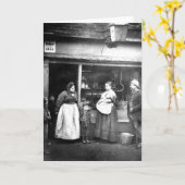 Street-Szene im Viktorianischen London Karte (Gelbe Blume)