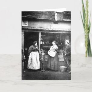 Street-Szene im Viktorianischen London Karte