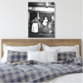 Street-Szene im Viktorianischen London Leinwanddruck (Insitu (Schlafzimmer))