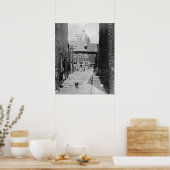 Street-Szene im Viktorianischen London Poster (Küche)