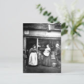 Street-Szene im Viktorianischen London Postkarte (Stehend Vorderseite)