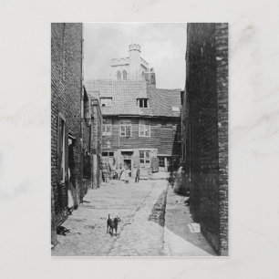Street-Szene im Viktorianischen London Postkarte