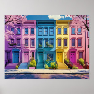 Street-Szene NYC Poster