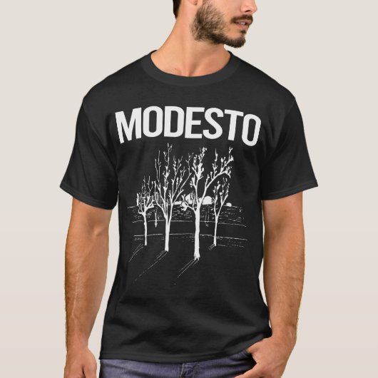 Street Trees Modesto T-Shirt (Vorderseite)
