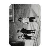 Street urchins Lambeth (b/w Foto) Magnet (Vertikal)