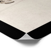 Street Vendor Italian Fest 1908 Poster (Ecke)