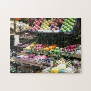 Street Vendor, Italian Fruit Market Puzzle