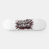 Street Vibes Graffiti Skateboard Deck (Horizontal)