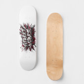 Street Vibes Graffiti Skateboard Deck (Vorderseite)