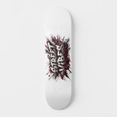 Street Vibes Graffiti Skateboard Deck (Vorderseite)
