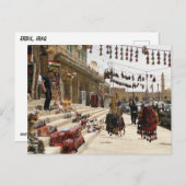 Street View in Erbil, Irak Postkarte (Vorne/Hinten)