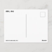 Street View in Erbil, Irak Postkarte (Rückseite)