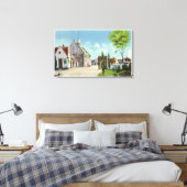Street View of the Danish Village Leinwanddruck (Insitu (Schlafzimmer))