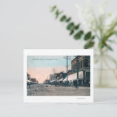 Street View of Wenatchee Avenue Postkarte (Stehend Vorderseite)