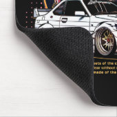 Street Warrior Samurai - Skyline Driver Mousepad (Ecke)