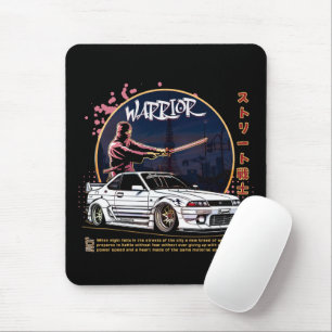 Street Warrior Samurai - Skyline Driver Mousepad