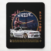 Street Warrior Samurai - Skyline Driver Mousepad (Vorne)