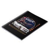 Street Warrior Samurai - Skyline Driver Notizblock (Linke Seite)