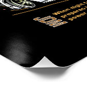 Street Warrior Samurai - Skyline Driver Poster (Ecke)