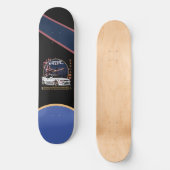 Street Warrior Samurai - Skyline Driver Skateboard (Vorderseite)