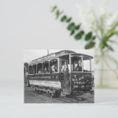 Streetcar in Washington D.C., 1890 Postkarte (Stehend Vorderseite)