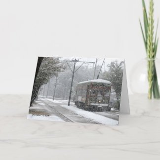 Streetcar New Orleans, am 11. Dezember 2008 Feiertagskarte