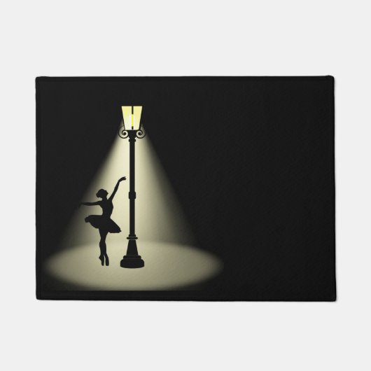 Streetlight Dancer Ballerina Door Mat Fußmatte (Vorderseite)