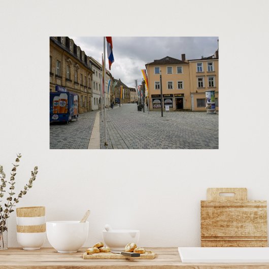 Streets of Bayreuth Poster (Küche)