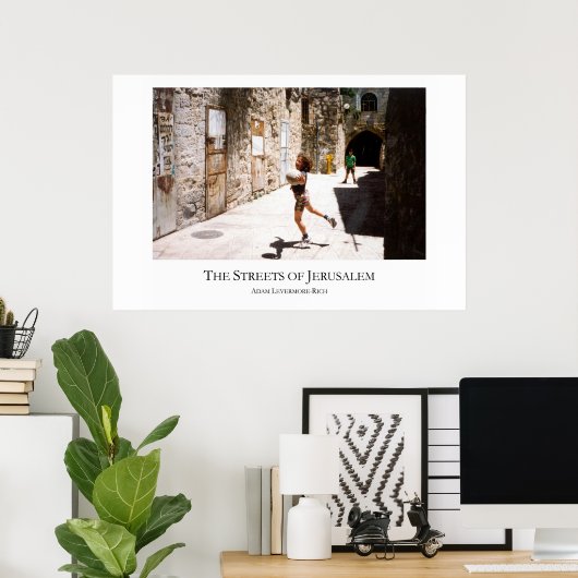Streets of Jerusalem - Large Version Poster (Heimbüro)