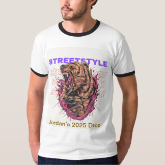 Streetstyle-Bär-Klauen-Shirt – Individuelle urbane T-Shirt