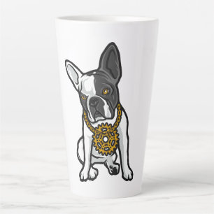 Streetstyle-Rapper-Mops Hip Hop Urbaner Hund Milchtasse