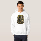 Streetwear Cat Illustration Hoodie (Vorne ganz)