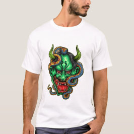 Streetwear Green Dragon Tattoo T-Shirt