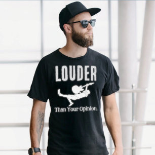 Streetwear Grunge 'Louder Than Your Opinion' T-Shirt