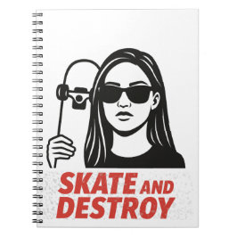 Streetwear mit Freiheit und Rand. Notizblock